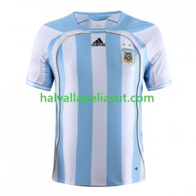 Jalkapallo Pelipaidat/Peliasut Argentiina 2006 Retro Kotipaita Lyhythihainen